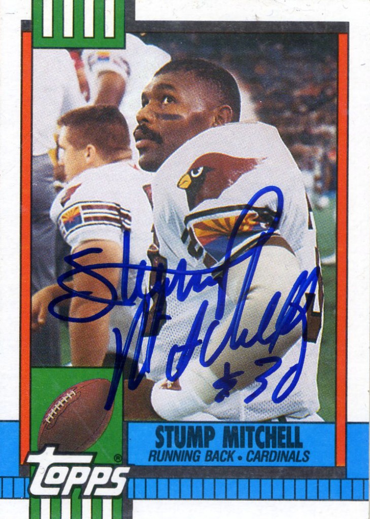 stump mitchell | The Football Autograph Encyclopedia