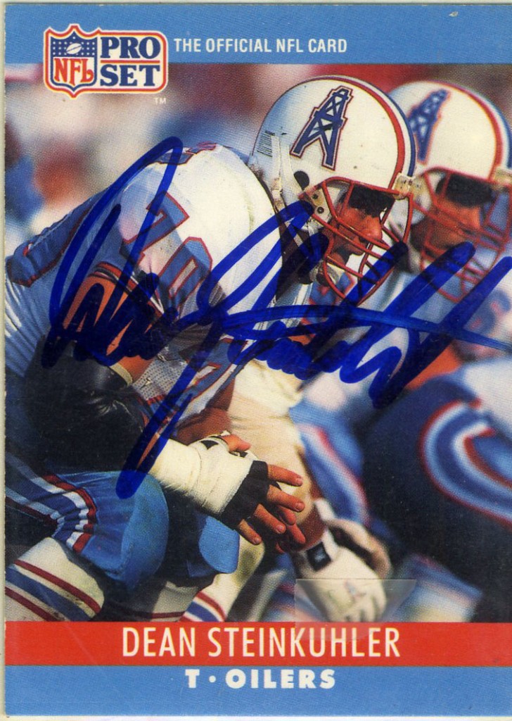 Steinkuhler, Dean | The Football Autograph Encyclopedia